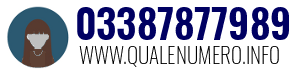 Numero di telefono 03387877989 03387877989