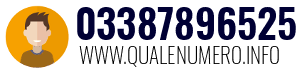 Numero di telefono 03387896525 03387896525