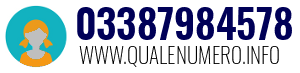 Numero di telefono 03387984578 03387984578
