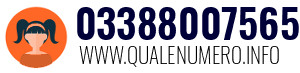 Numero di telefono 03388007565 03388007565