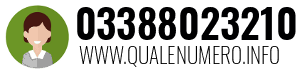 Numero di telefono 03388023210 03388023210