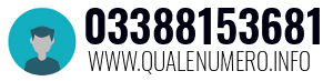 Numero di telefono 03388153681 03388153681