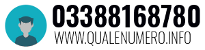 Numero di telefono 03388168780 03388168780