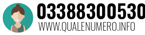 Numero di telefono 03388300530 03388300530