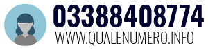 Numero di telefono 03388408774 03388408774