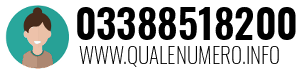 Numero di telefono 03388518200 03388518200