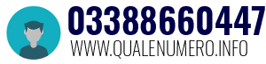 Numero di telefono 03388660447 03388660447