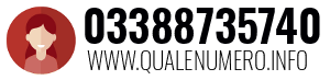 Numero di telefono 03388735740 03388735740
