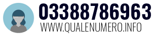 Numero di telefono 03388786963 03388786963