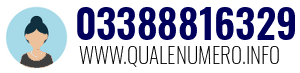 Numero di telefono 03388816329 03388816329