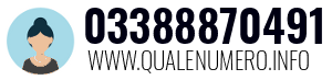 Numero di telefono 03388870491 03388870491