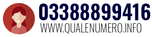 Numero di telefono 03388899416 03388899416