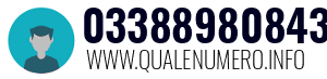 Numero di telefono 03388980843 03388980843