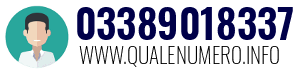 Numero di telefono 03389018337 03389018337