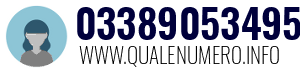 Numero di telefono 03389053495 03389053495