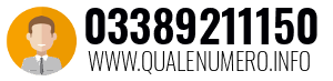 Numero di telefono 03389211150 03389211150