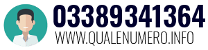 Numero di telefono 03389341364 03389341364