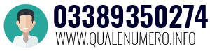 Numero di telefono 03389350274 03389350274