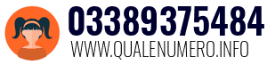 Numero di telefono 03389375484 03389375484