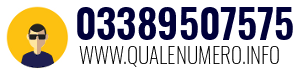 Numero di telefono 03389507575 03389507575