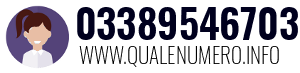 Numero di telefono 03389546703 03389546703