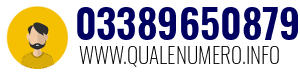Numero di telefono 03389650879 03389650879