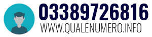 Numero di telefono 03389726816 03389726816