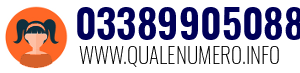 Numero di telefono 03389905088 03389905088