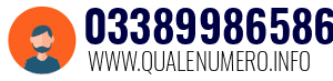 Numero di telefono 03389986586 03389986586