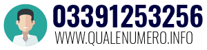 Numero di telefono 03391253256 03391253256