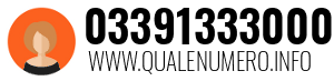 Numero di telefono 03391333000 03391333000