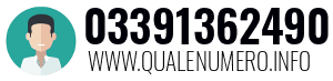 Numero di telefono 03391362490 03391362490