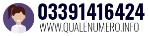Numero di telefono 03391416424 03391416424