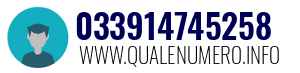 Numero di telefono 033914745258 033914745258