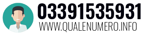 Numero di telefono 03391535931 03391535931