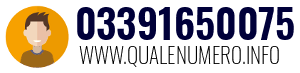 Numero di telefono 03391650075 03391650075