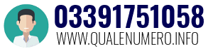 Numero di telefono 03391751058 03391751058