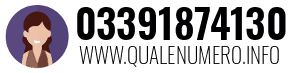 Numero di telefono 03391874130 03391874130