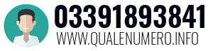Numero di telefono 03391893841 03391893841