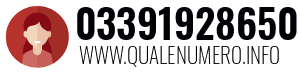Numero di telefono 03391928650 03391928650