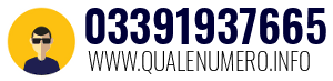 Numero di telefono 03391937665 03391937665