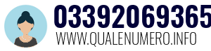 Numero di telefono 03392069365 03392069365