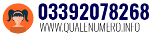Numero di telefono 03392078268 03392078268