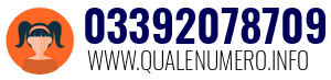 Numero di telefono 03392078709 03392078709