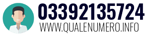 Numero di telefono 03392135724 03392135724