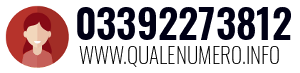 Numero di telefono 03392273812 03392273812