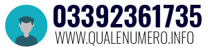 Numero di telefono 03392361735 03392361735