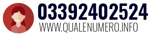 Numero di telefono 03392402524 03392402524