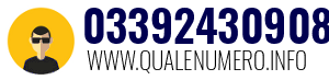 Numero di telefono 03392430908 03392430908