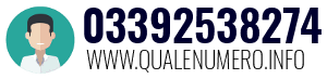 Numero di telefono 03392538274 03392538274